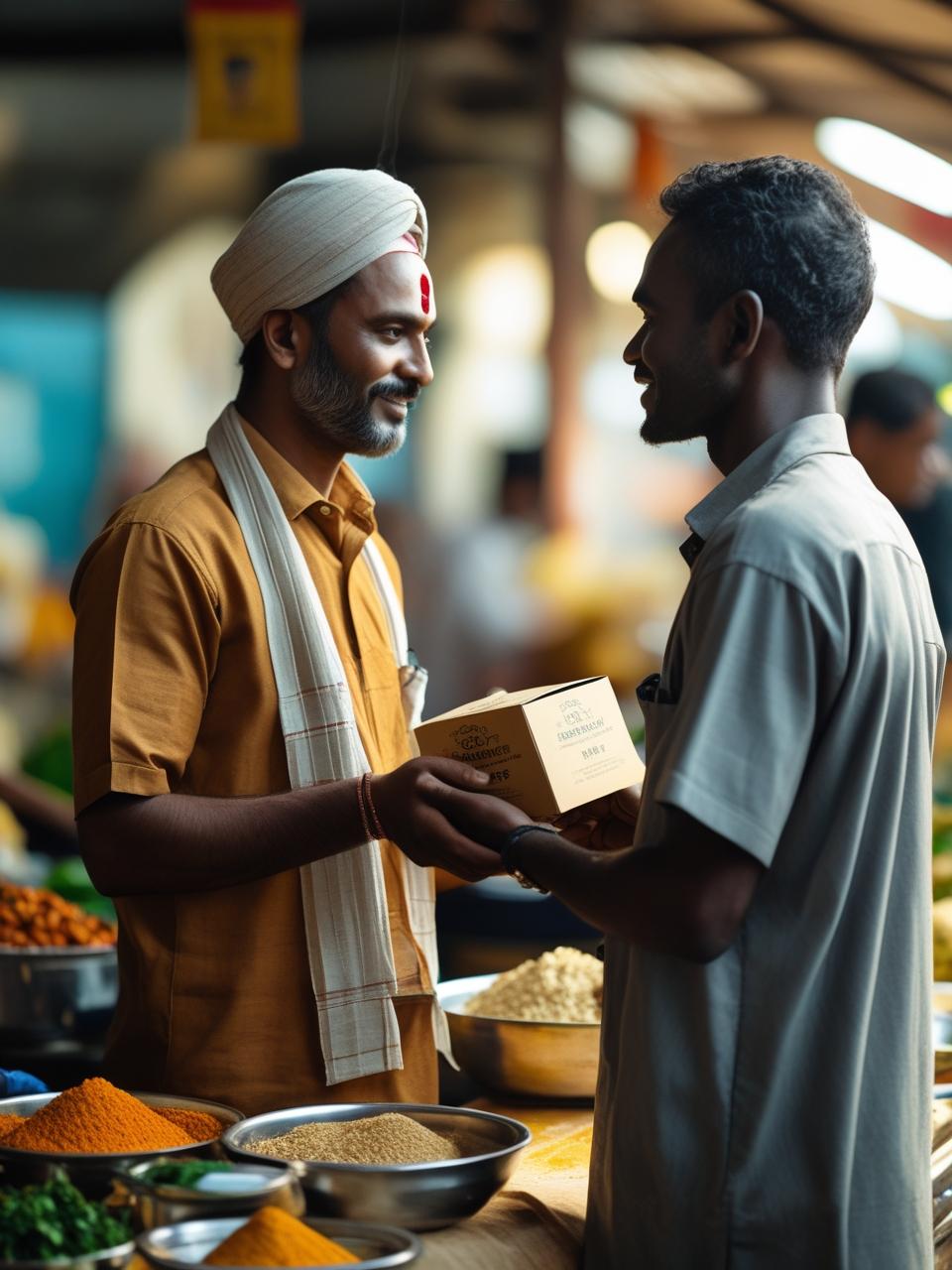 A cinematic photograph of two men